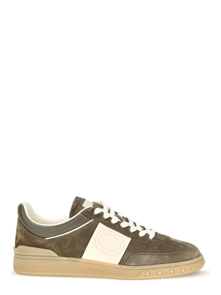 Bicolor Calf Leather Bos Taurus Low Top Sneakers