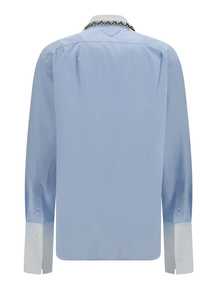 Blue Cotton Dress Shirt alternative