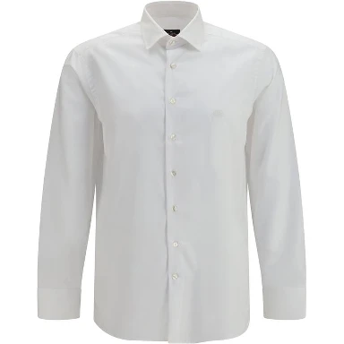 White Cotton Dress Shirt