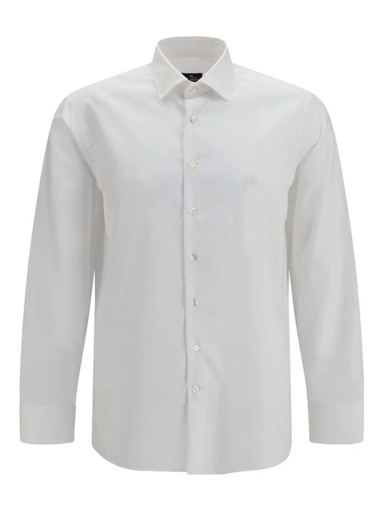 White Cotton Dress Shirt