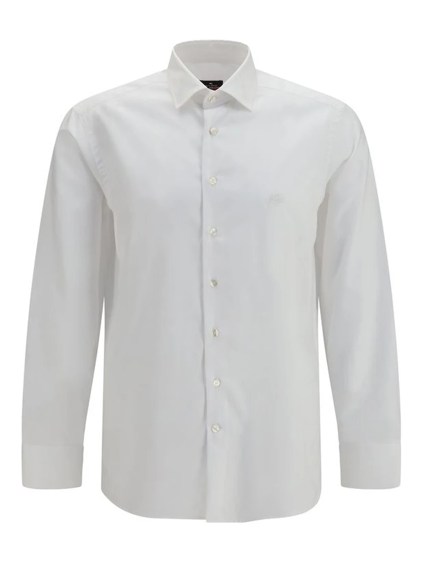 White Cotton Dress Shirt