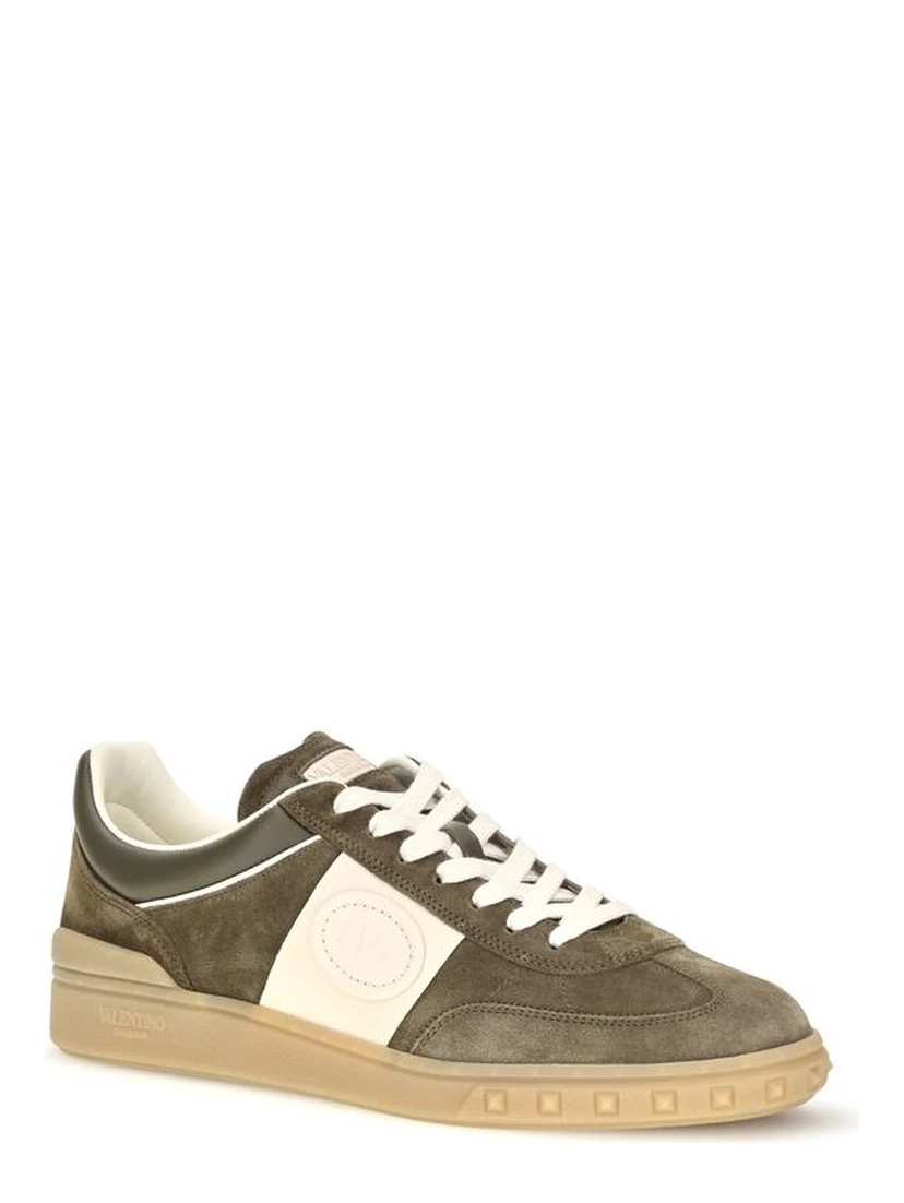 Bicolor Calf Leather Bos Taurus Low Top Sneakers