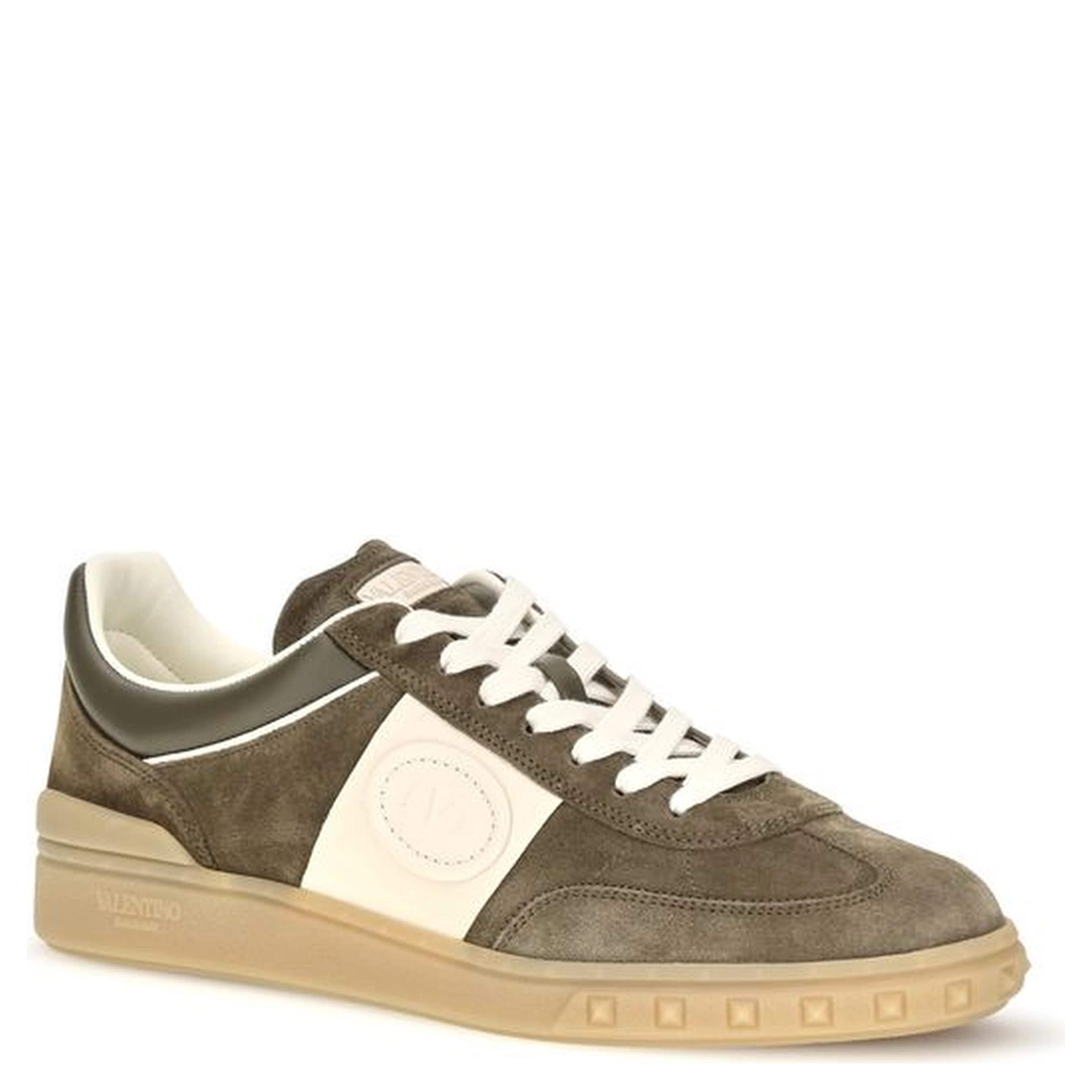 Bicolor Calf Leather Bos Taurus Low Top Sneakers