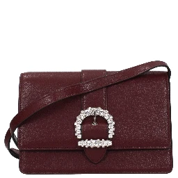Red Leather Crossbody Bag
