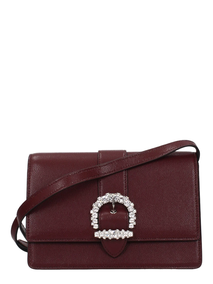 Red Leather Crossbody Bag