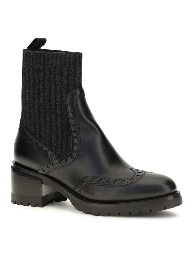 Black Calf Leather Bos Taurus Ankle Boots alternative