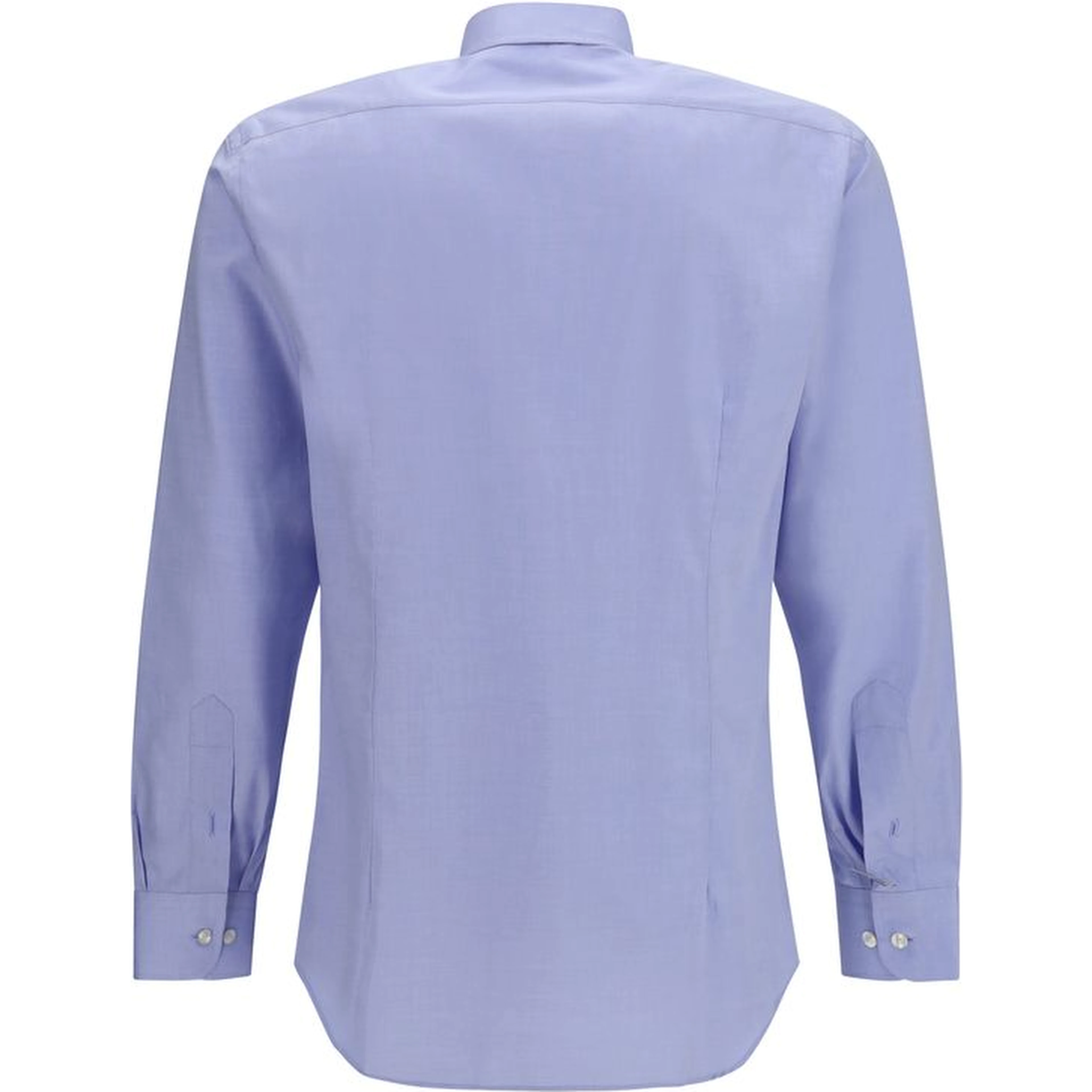 Blue Cotton Dress Shirt