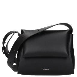 Black Leather Crossbody Bag