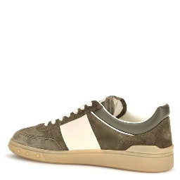 Bicolor Calf Leather Bos Taurus Low Top Sneakers