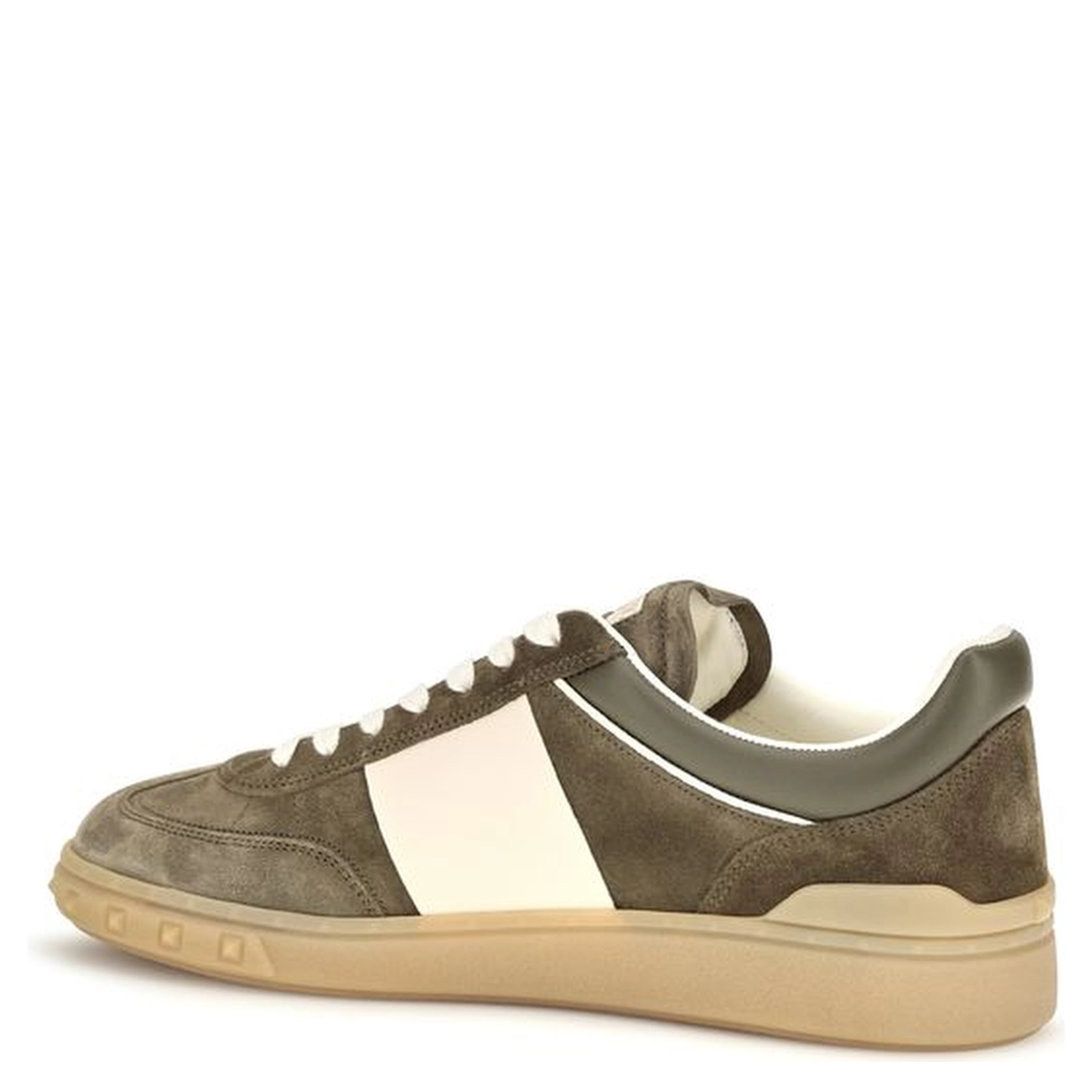 Bicolor Calf Leather Bos Taurus Low Top Sneakers