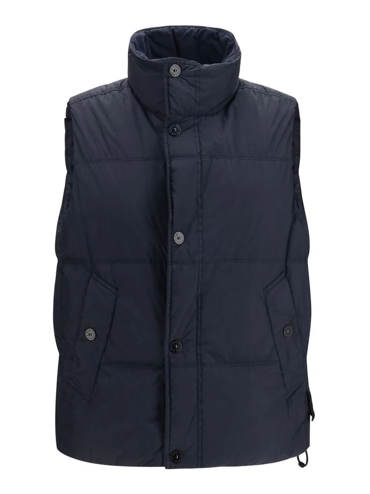 Blue Goose Down Sleeveless Jacket