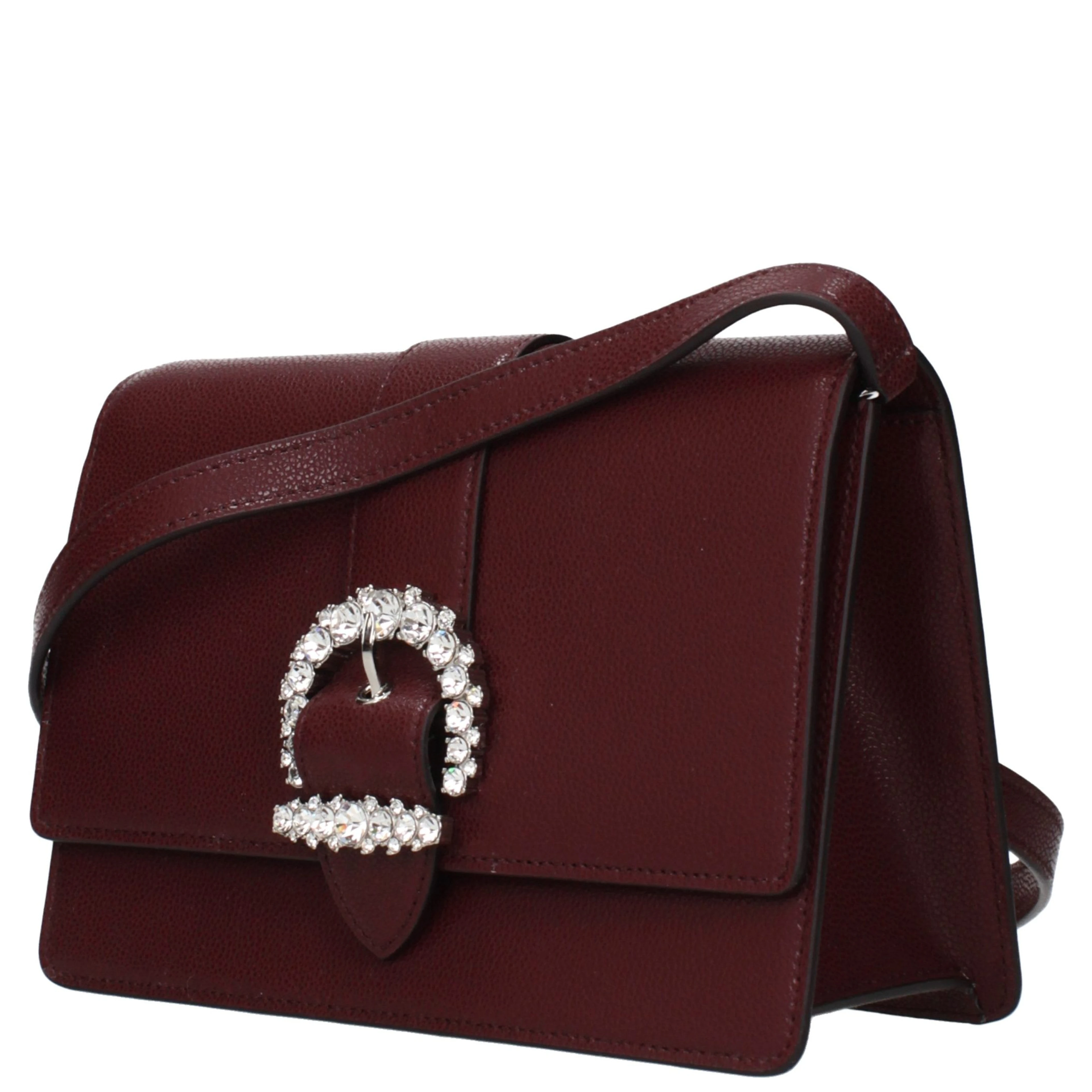 Red Leather Crossbody Bag