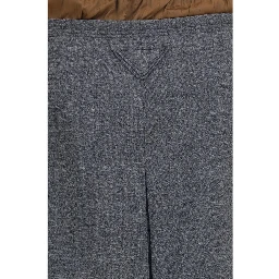 Gray Wool Oves Aries Midi Skirt