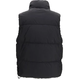 Black Goose Down Sleeveless Jacket
