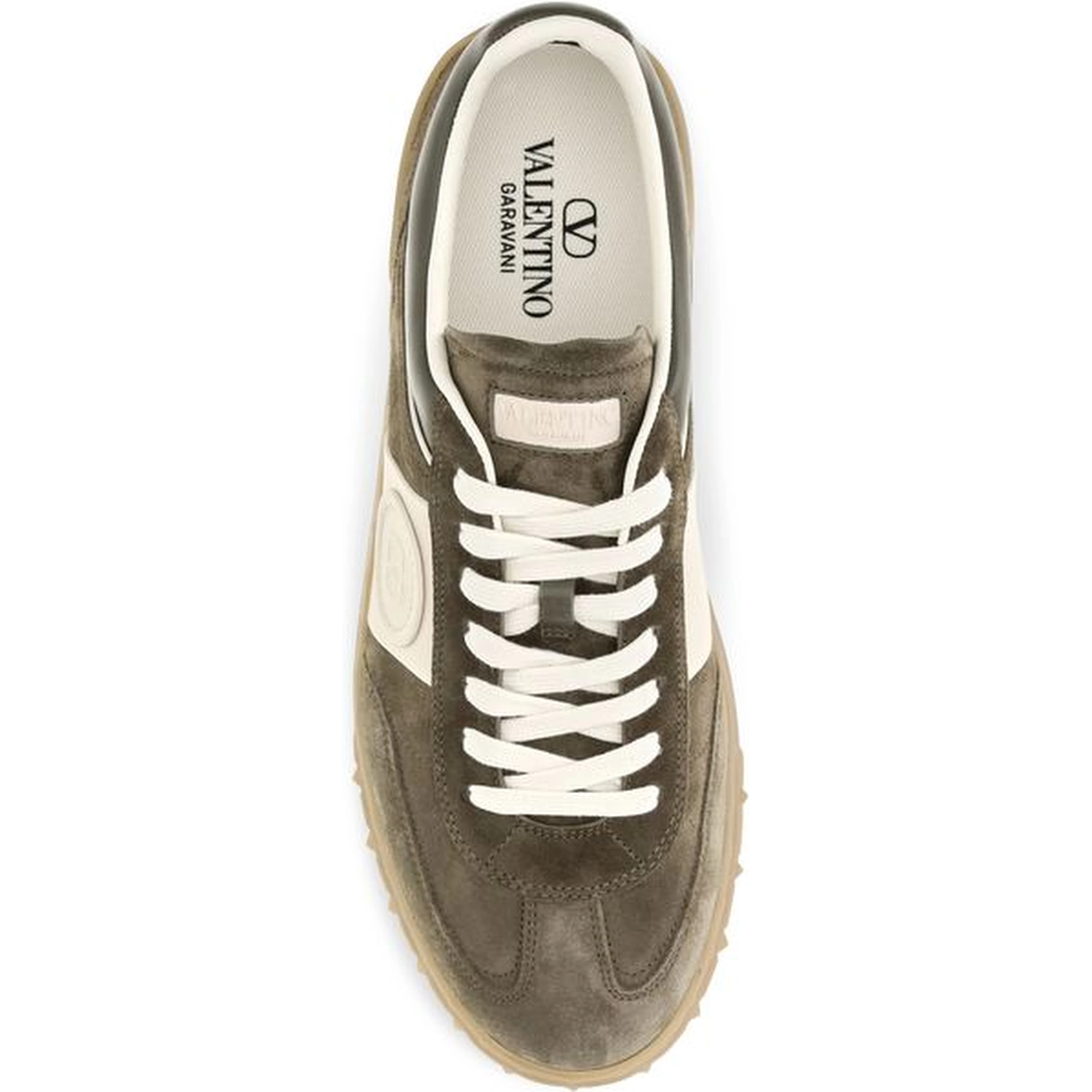Bicolor Calf Leather Bos Taurus Low Top Sneakers