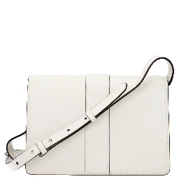 White Leather Crossbody Bag