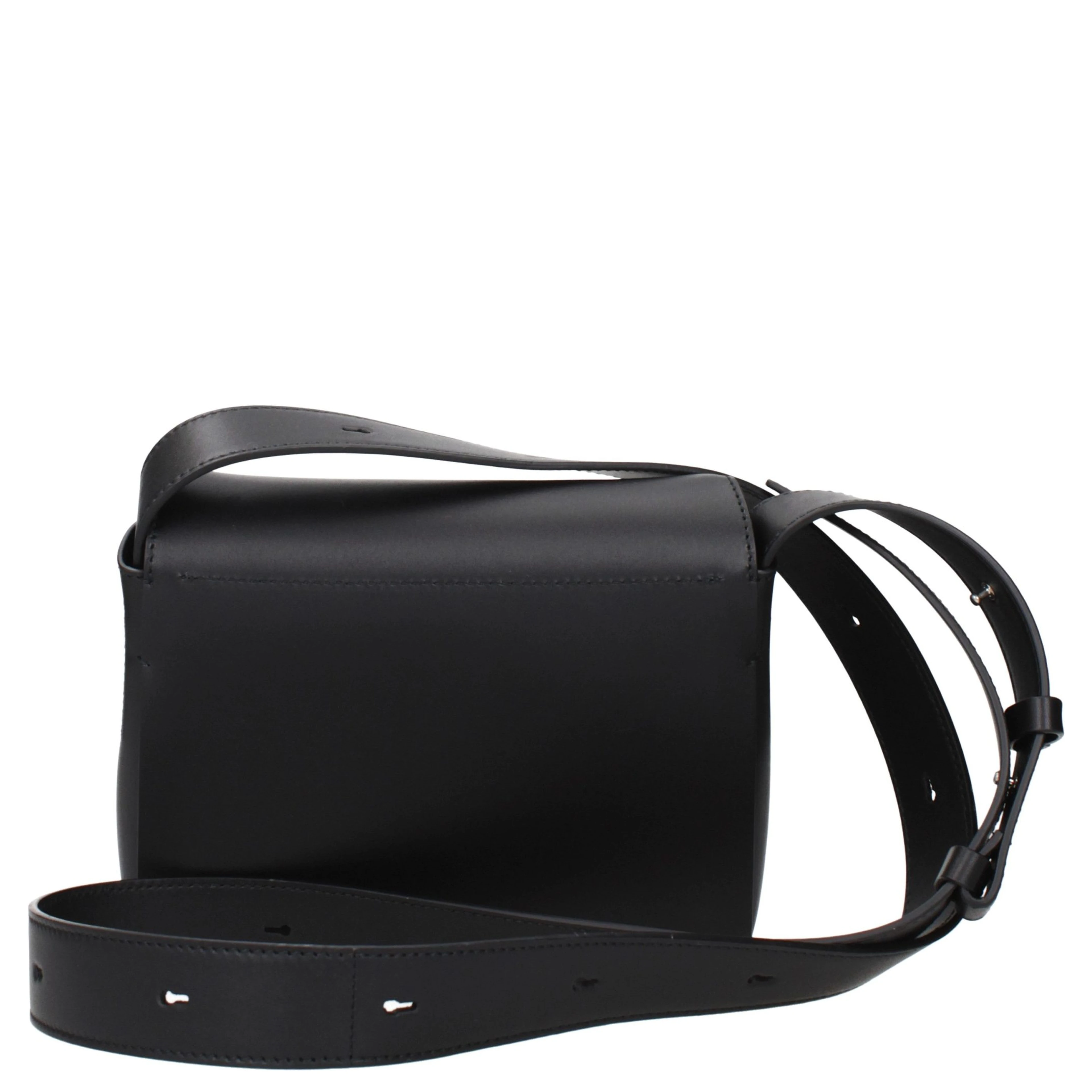 Black Leather Crossbody Bag