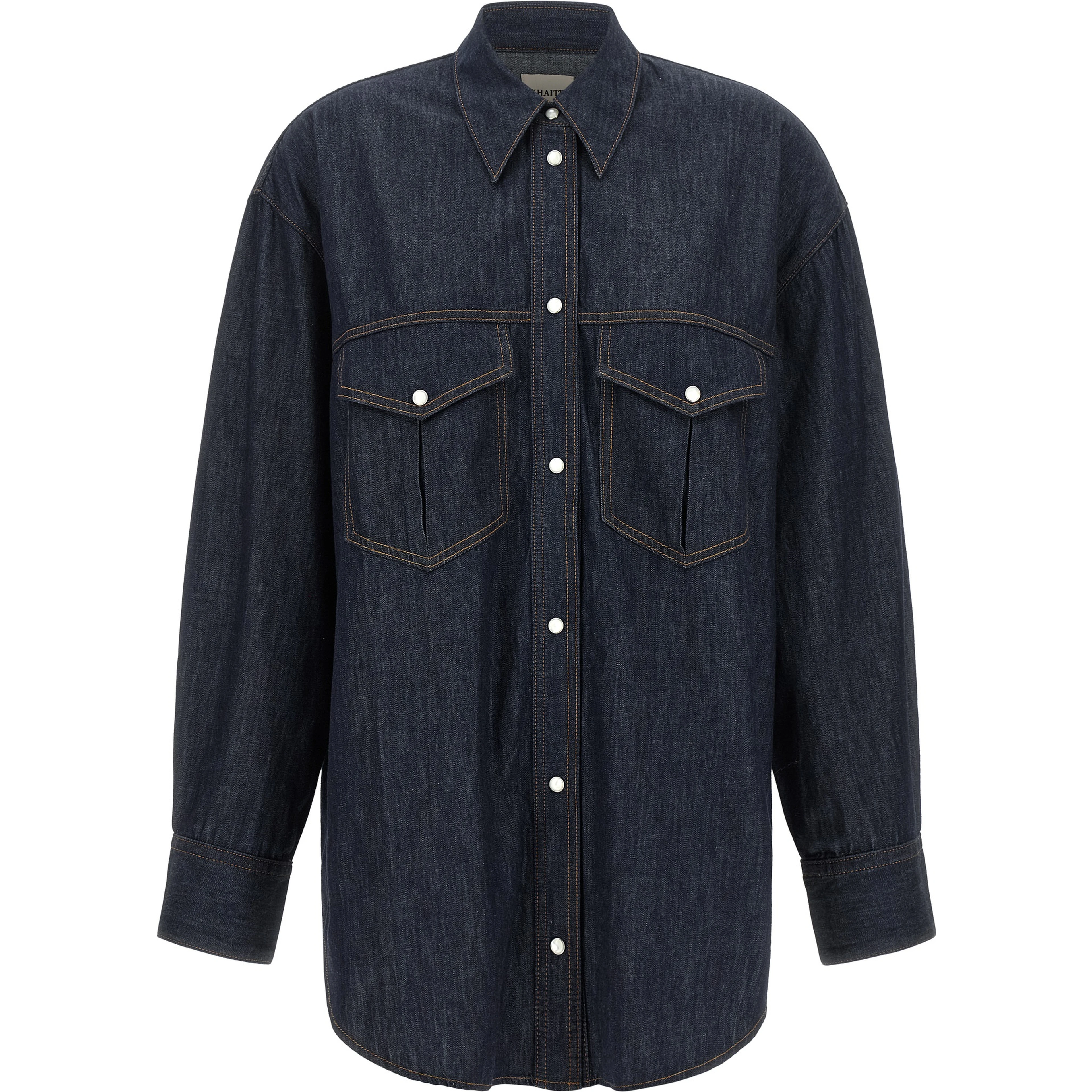 Blue Cotton Blouse
