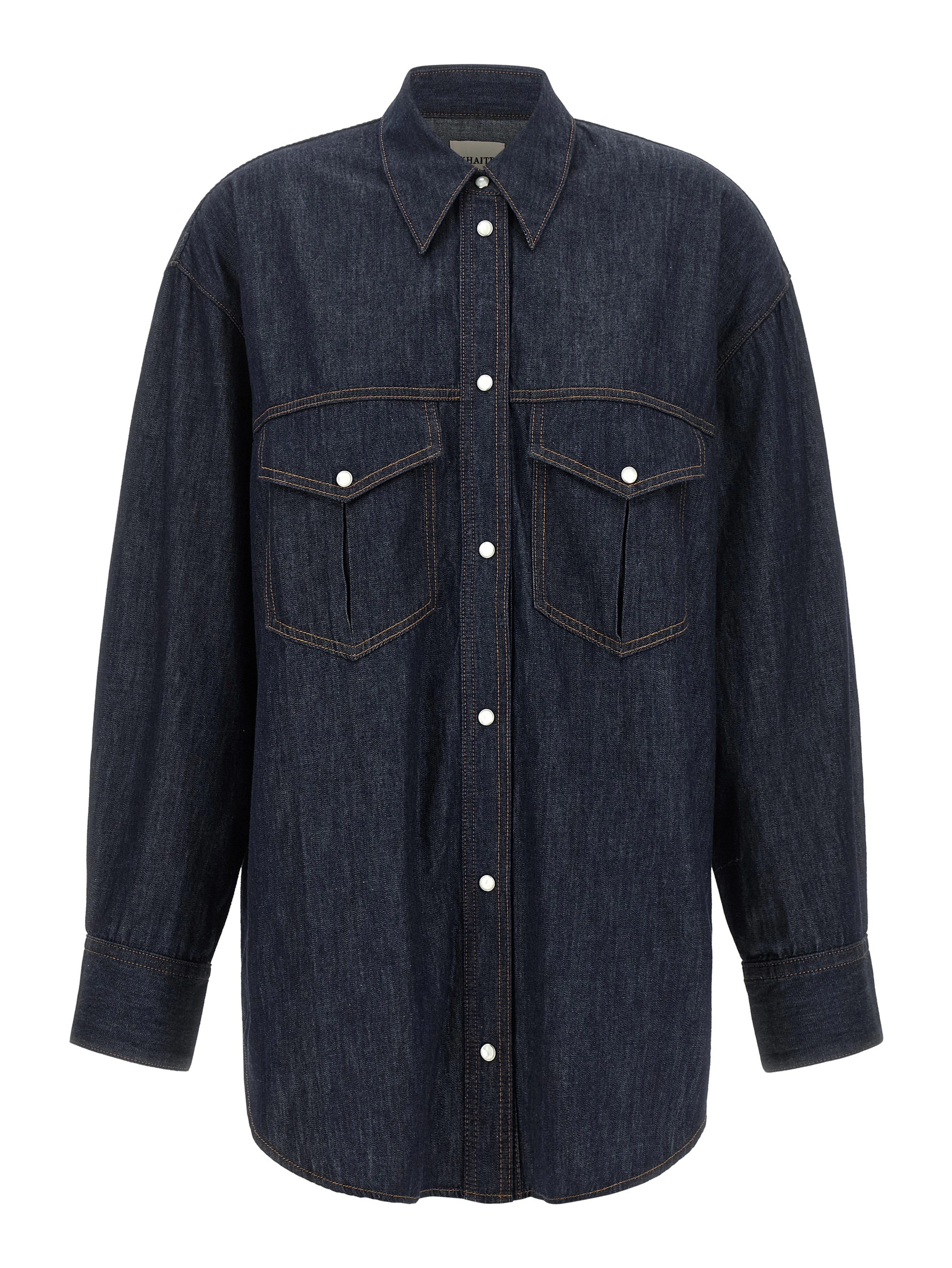 Blue Cotton Blouse