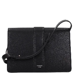 Black Leather Crossbody Bag