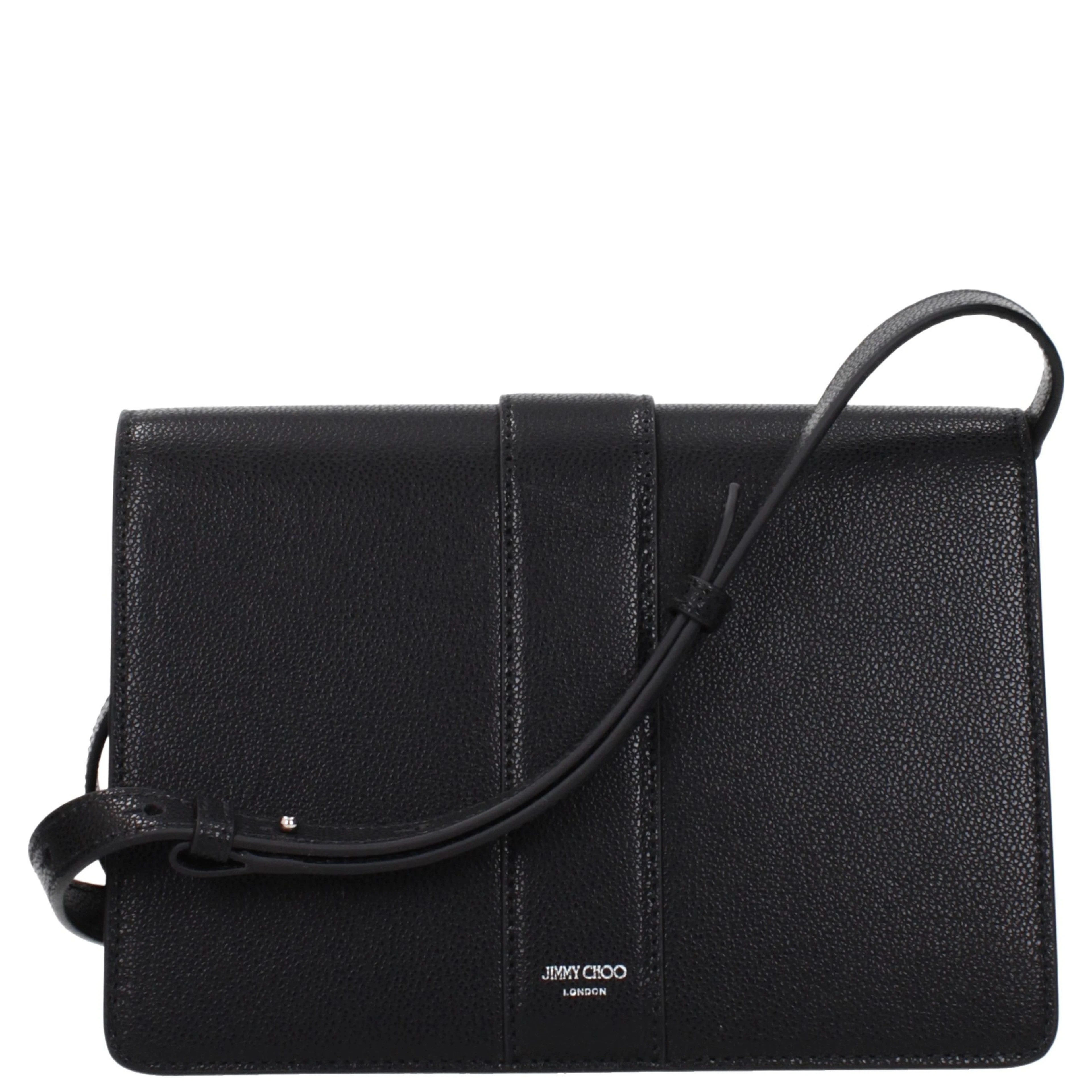 Black Leather Crossbody Bag