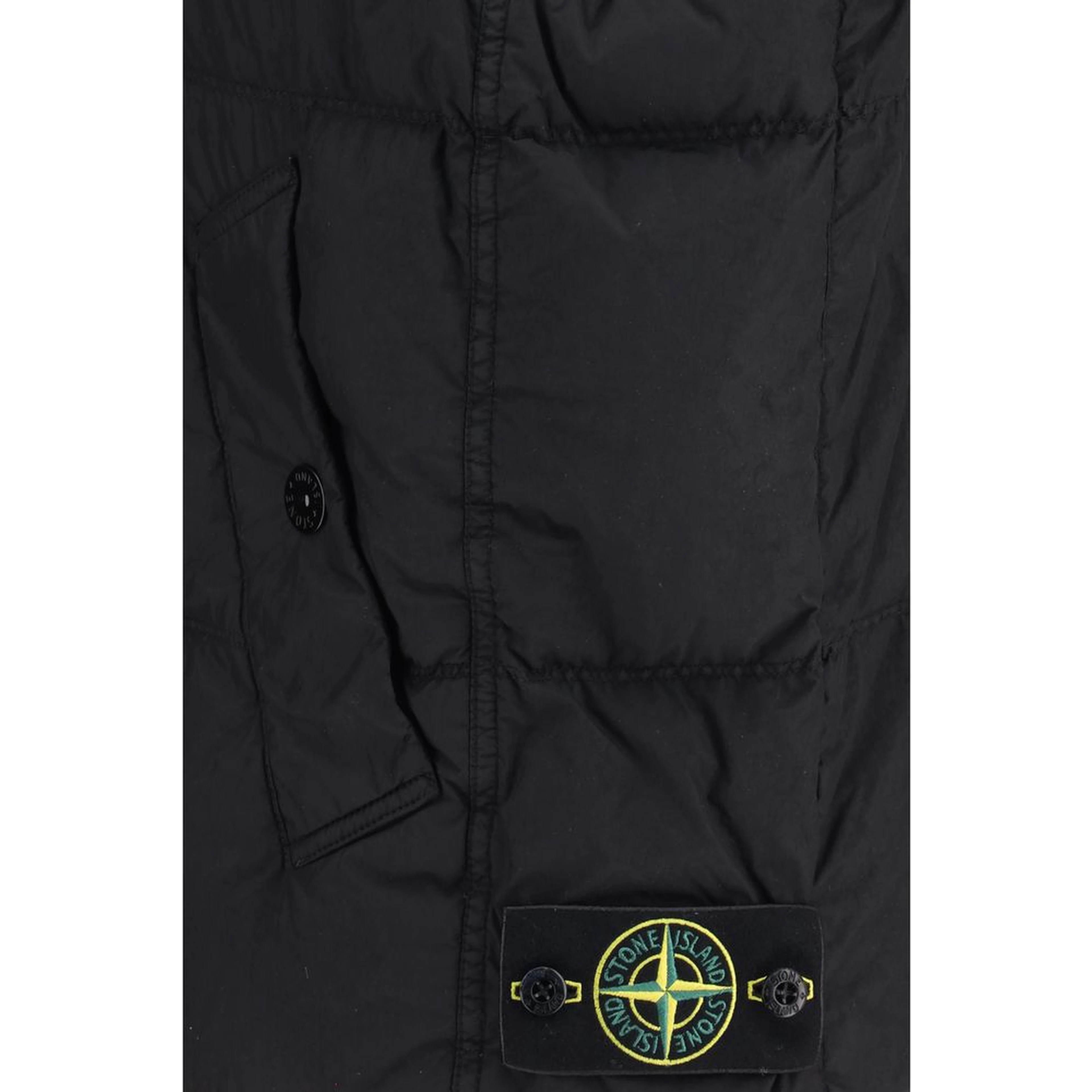 Black Goose Down Sleeveless Jacket