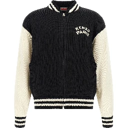 Bicolor Cotton Cardigan