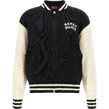 Bicolor Cotton Cardigan