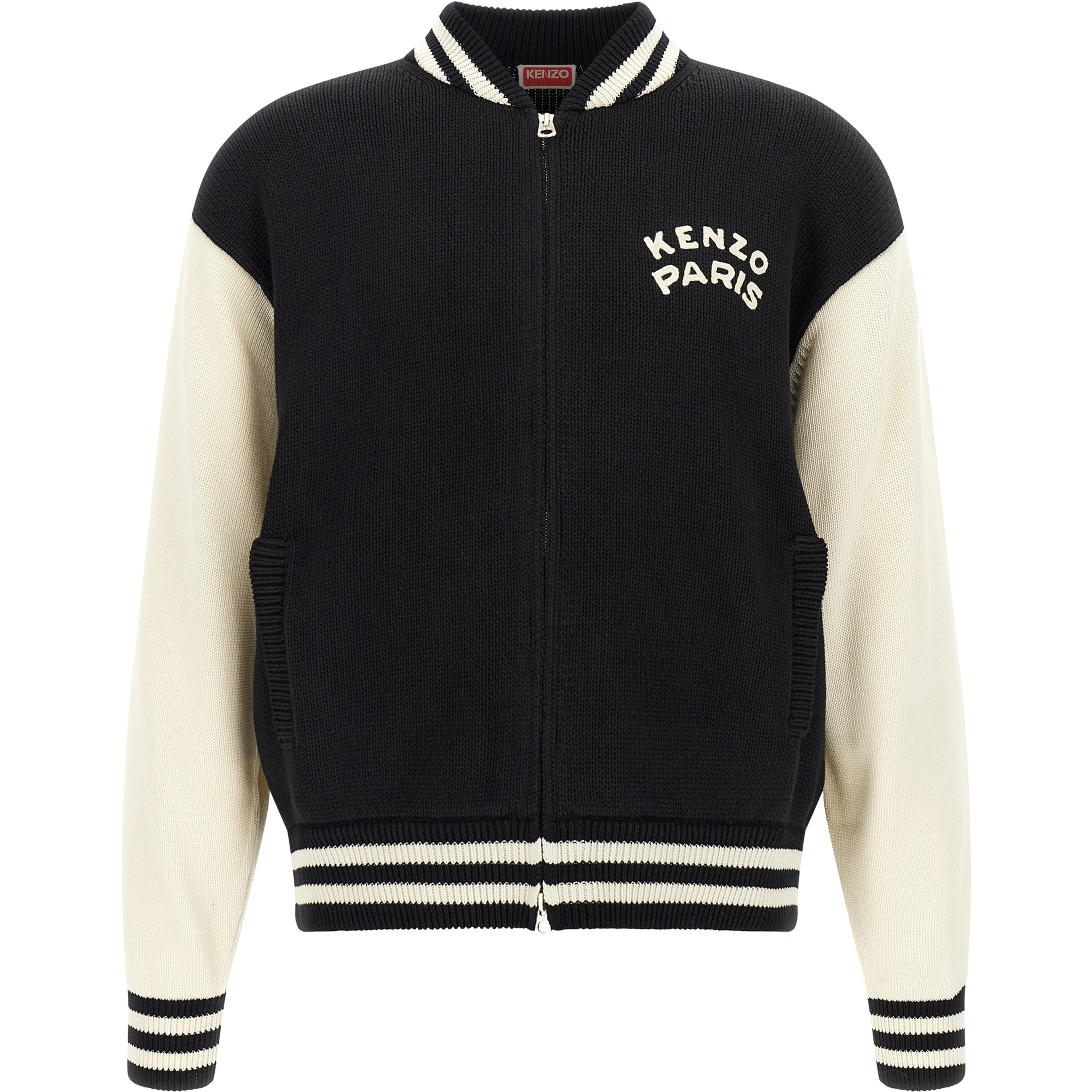 Bicolor Cotton Cardigan