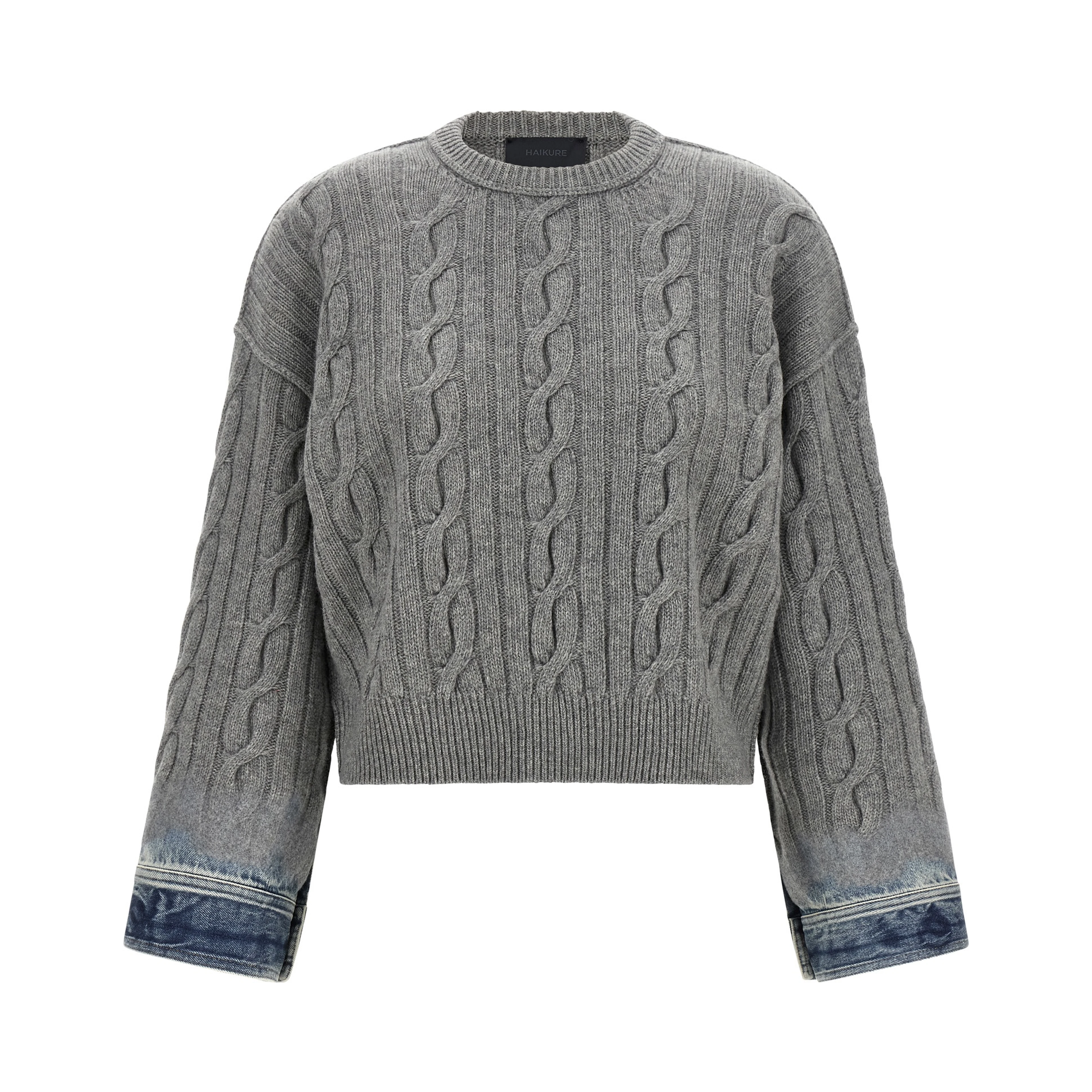 Gray Cotton Cardigan