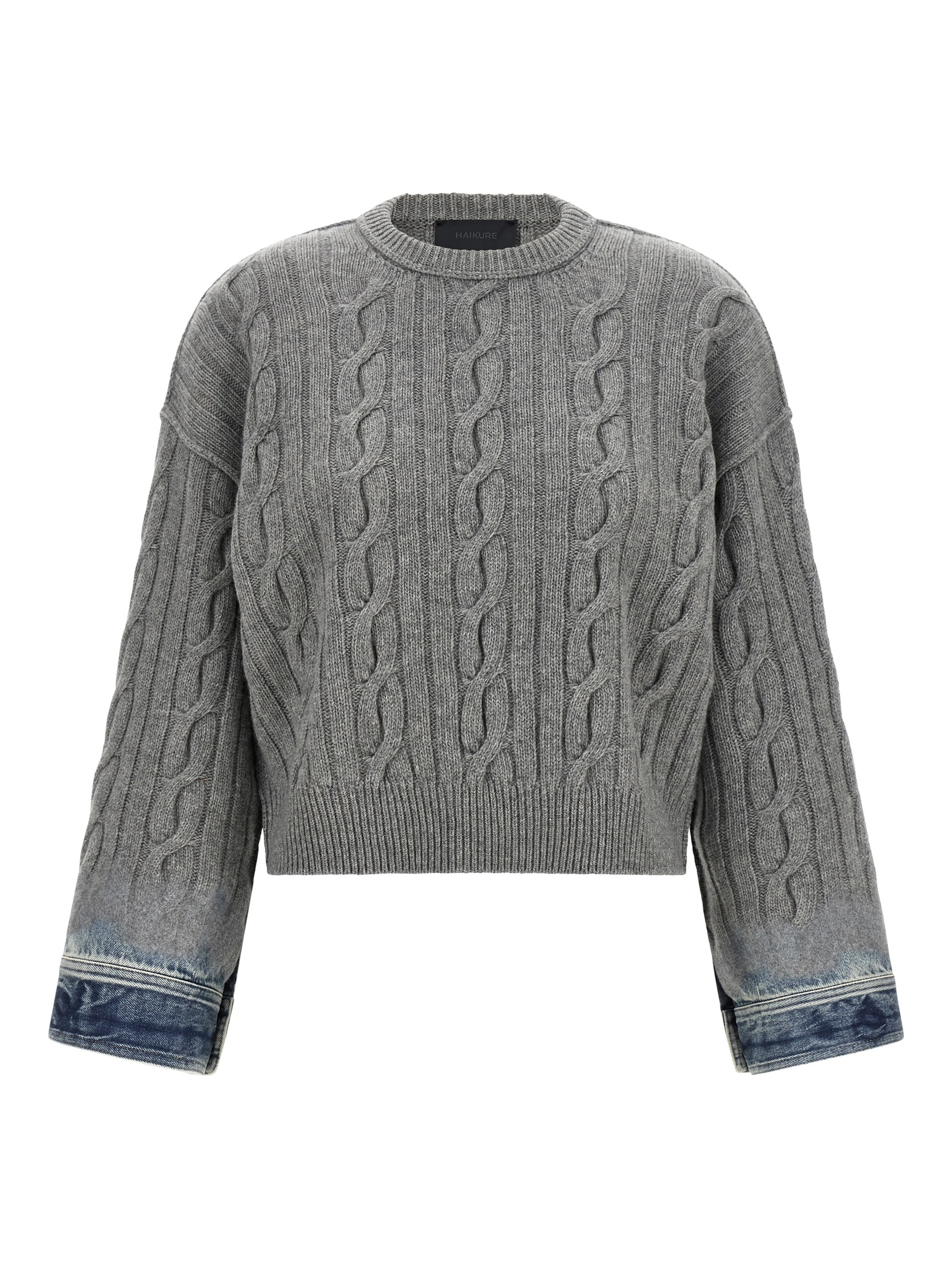 Gray Cotton Cardigan