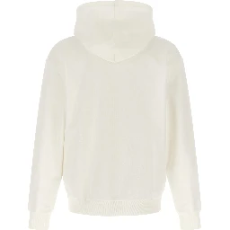 White Cotton Sweatshirt
