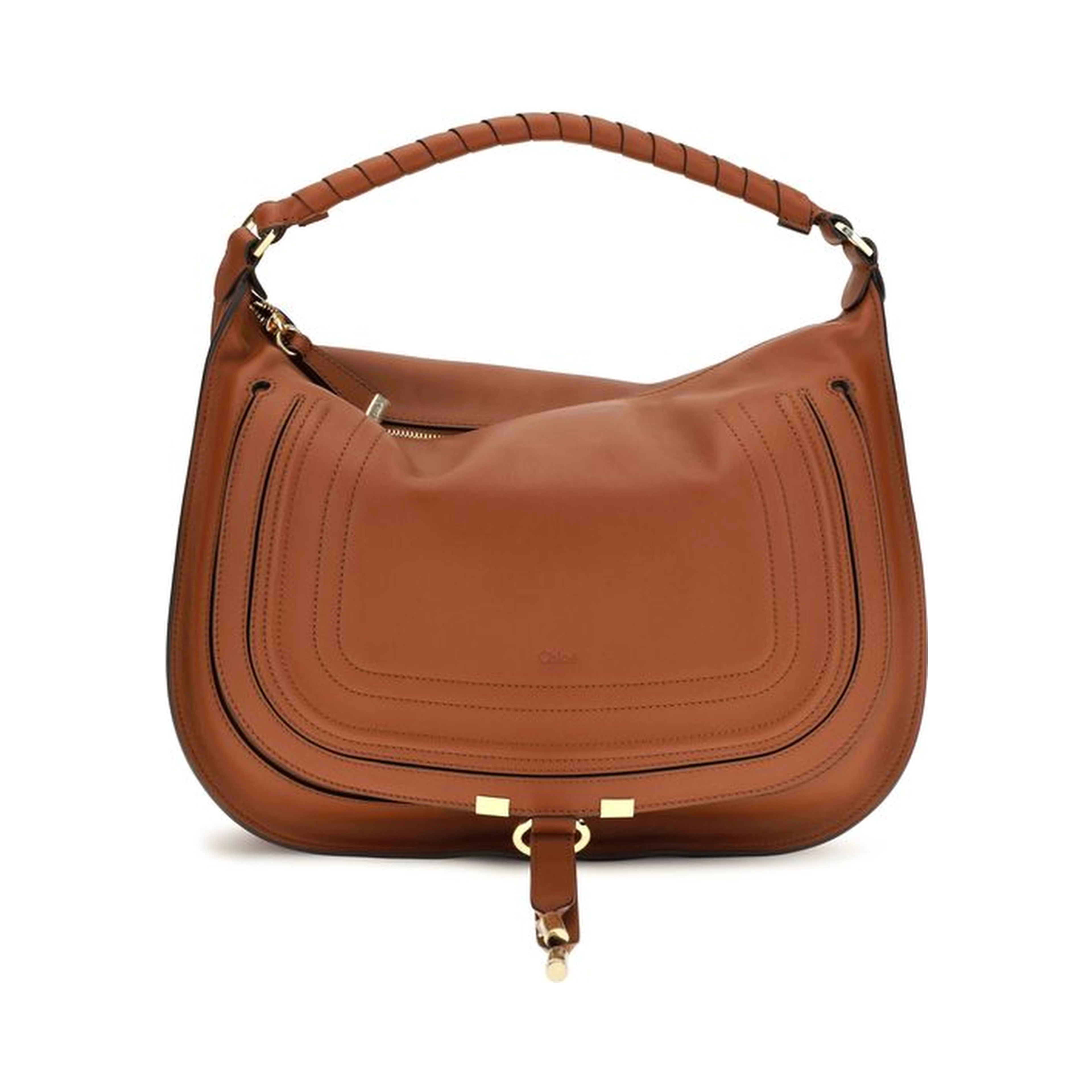 Brown Calf Leather Bos Taurus Shoulder Bag