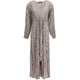 Multicolor Viscose Long Dress