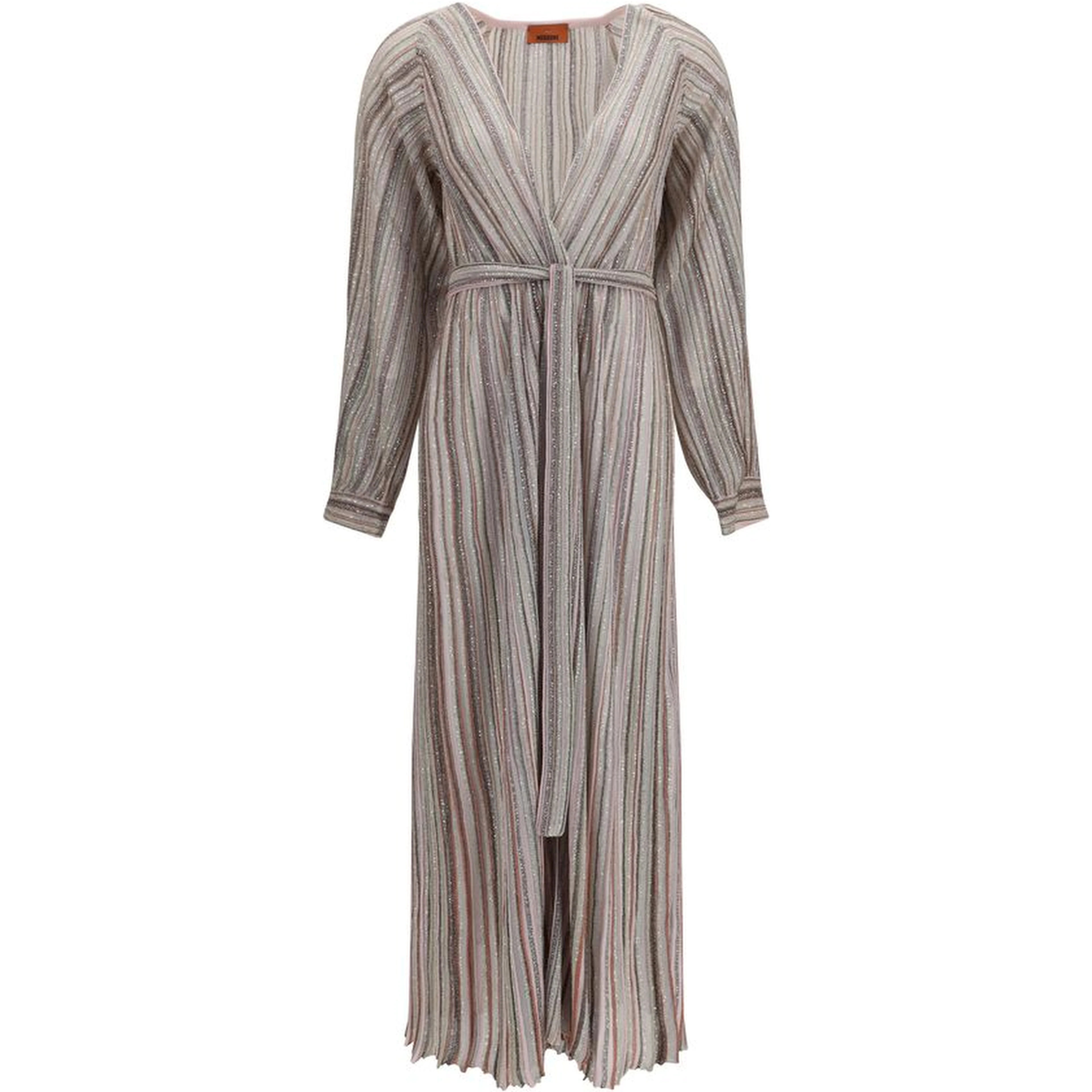 Multicolor Viscose Long Dress