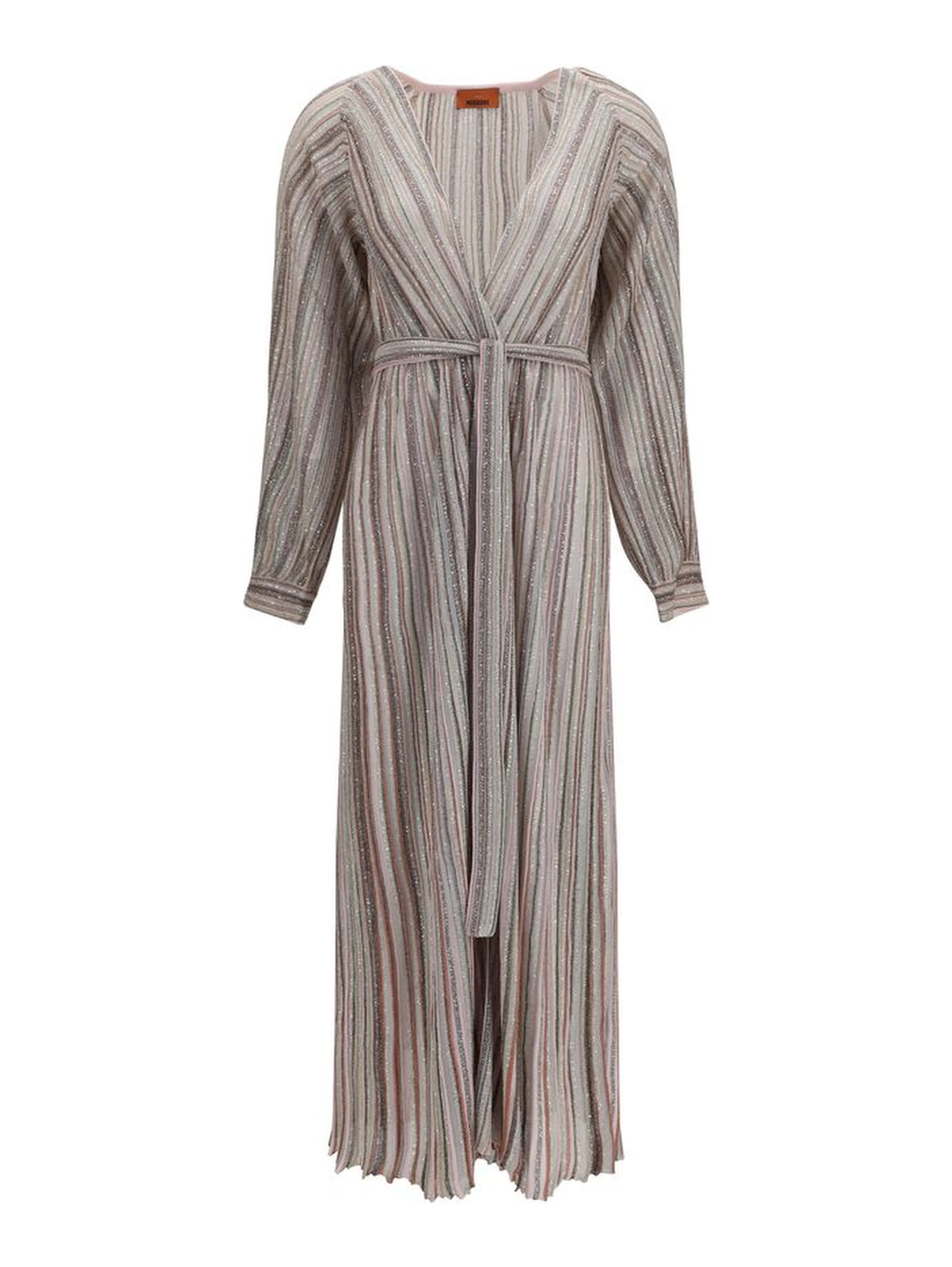 Multicolor Viscose Long Dress