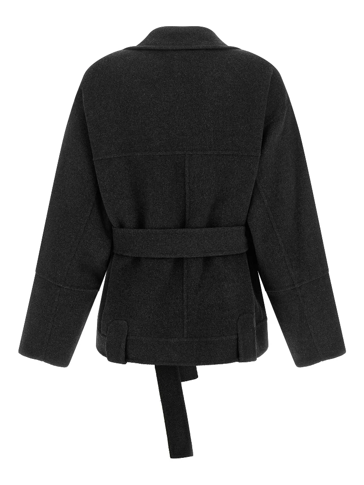Gray Wool Full-Length Jacket alternative