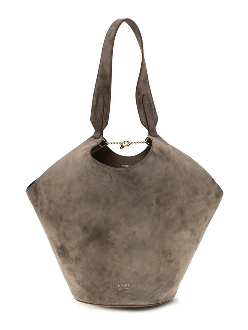 Beige Calf Leather Bos Taurus Shoulder Bag