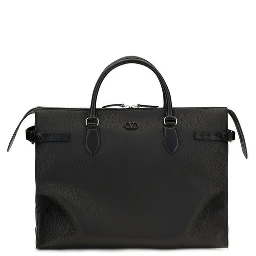Black Calf Leather Bos Taurus Shoulder Bag