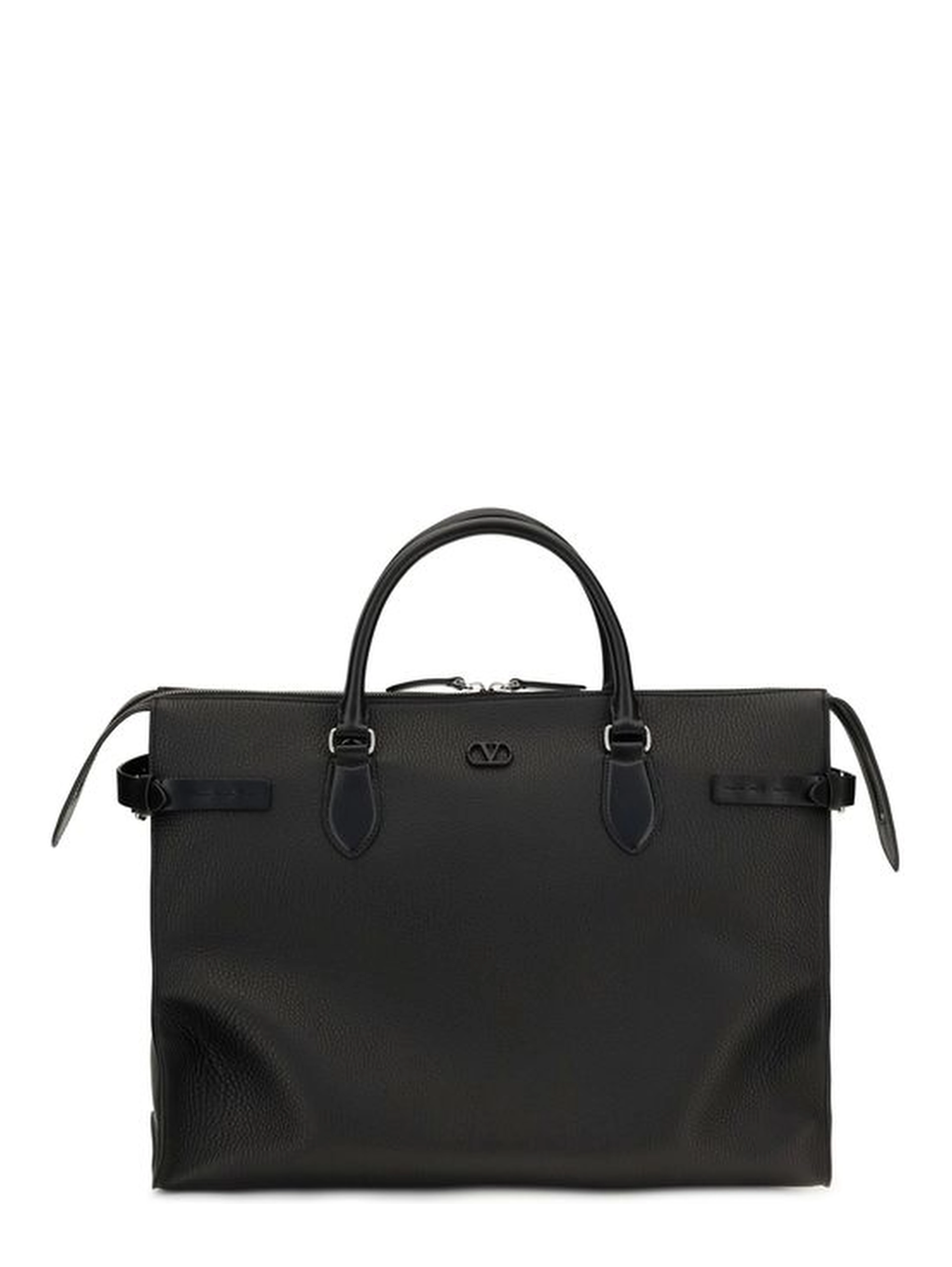 Black Calf Leather Bos Taurus Shoulder Bag