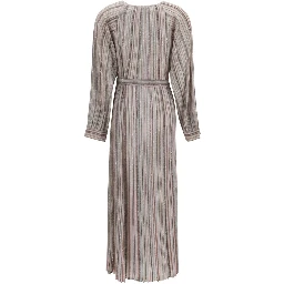 Multicolor Viscose Long Dress