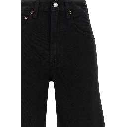 Black Cotton Jeans Denim