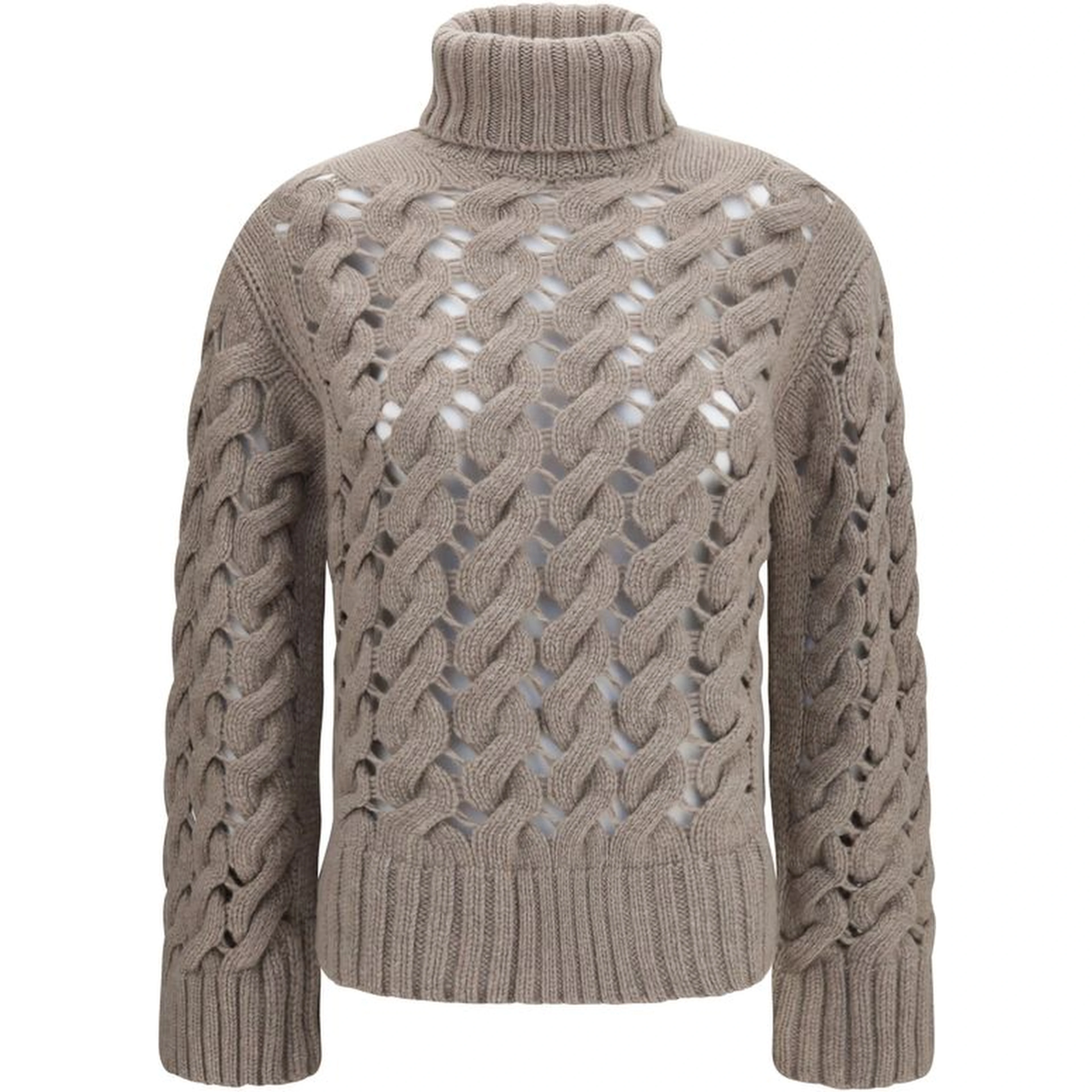Beige Wool Oves Aries Turtleneck