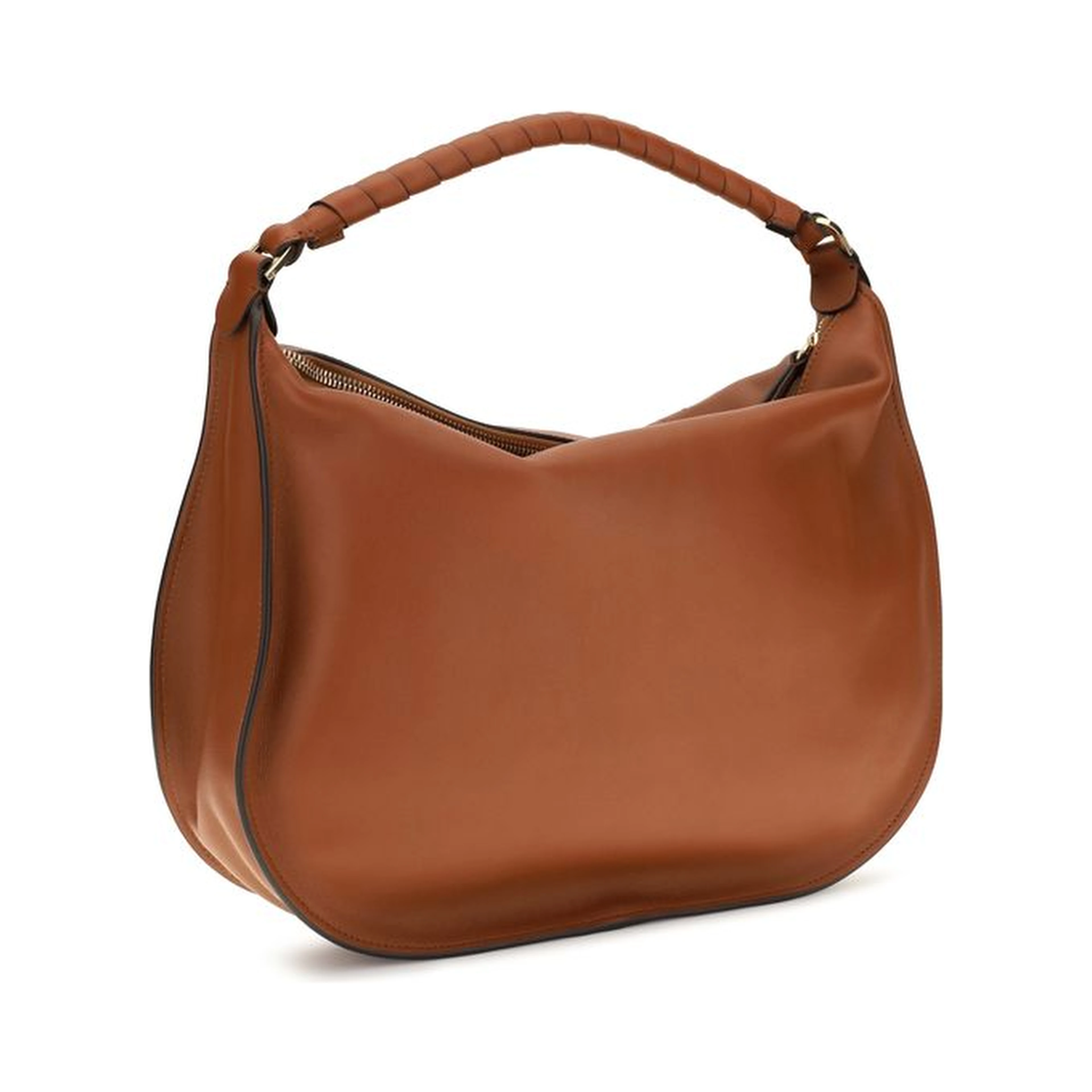 Brown Calf Leather Bos Taurus Shoulder Bag