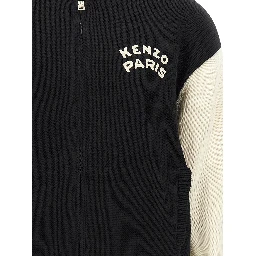 Bicolor Cotton Cardigan