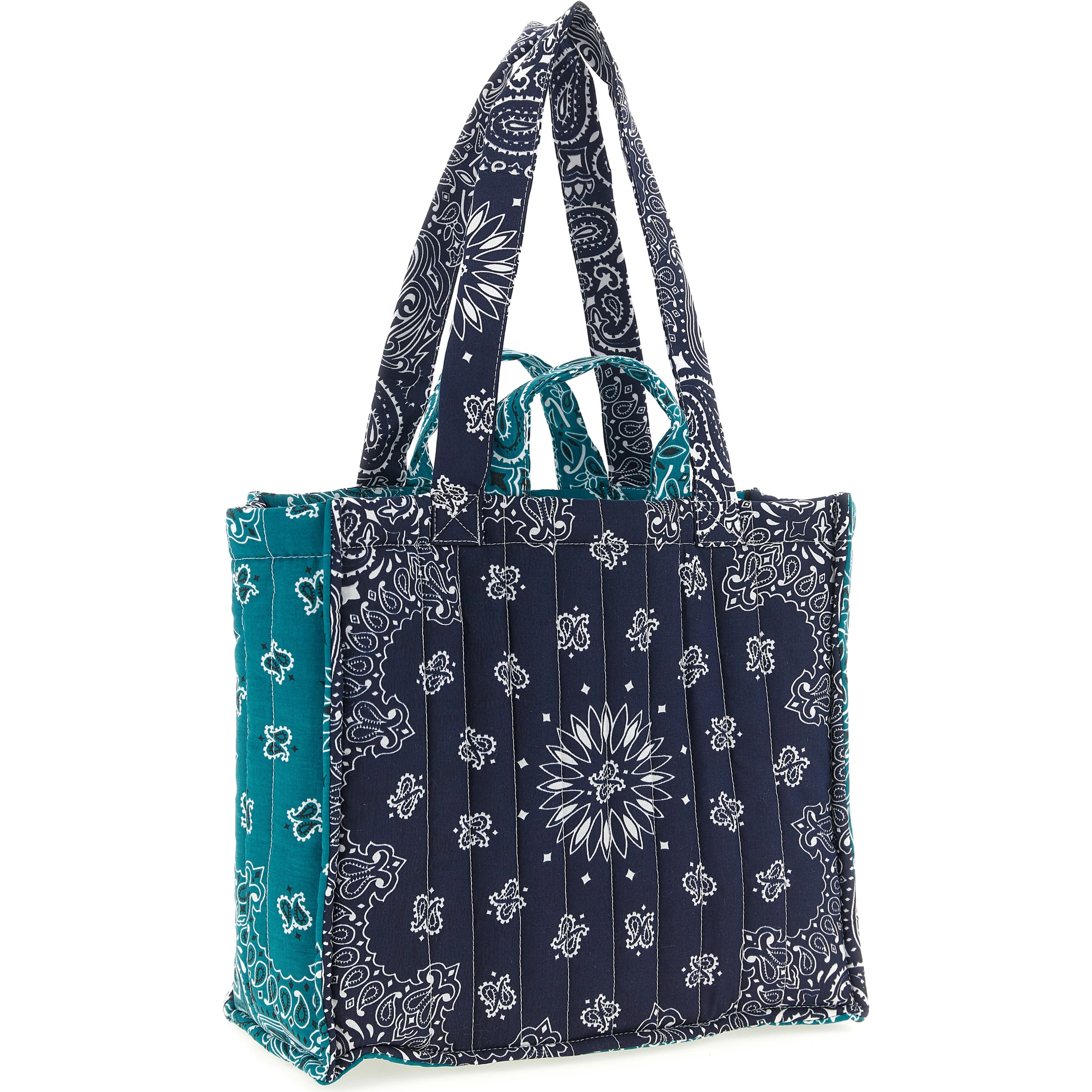 Blue Cotton Tote Bag