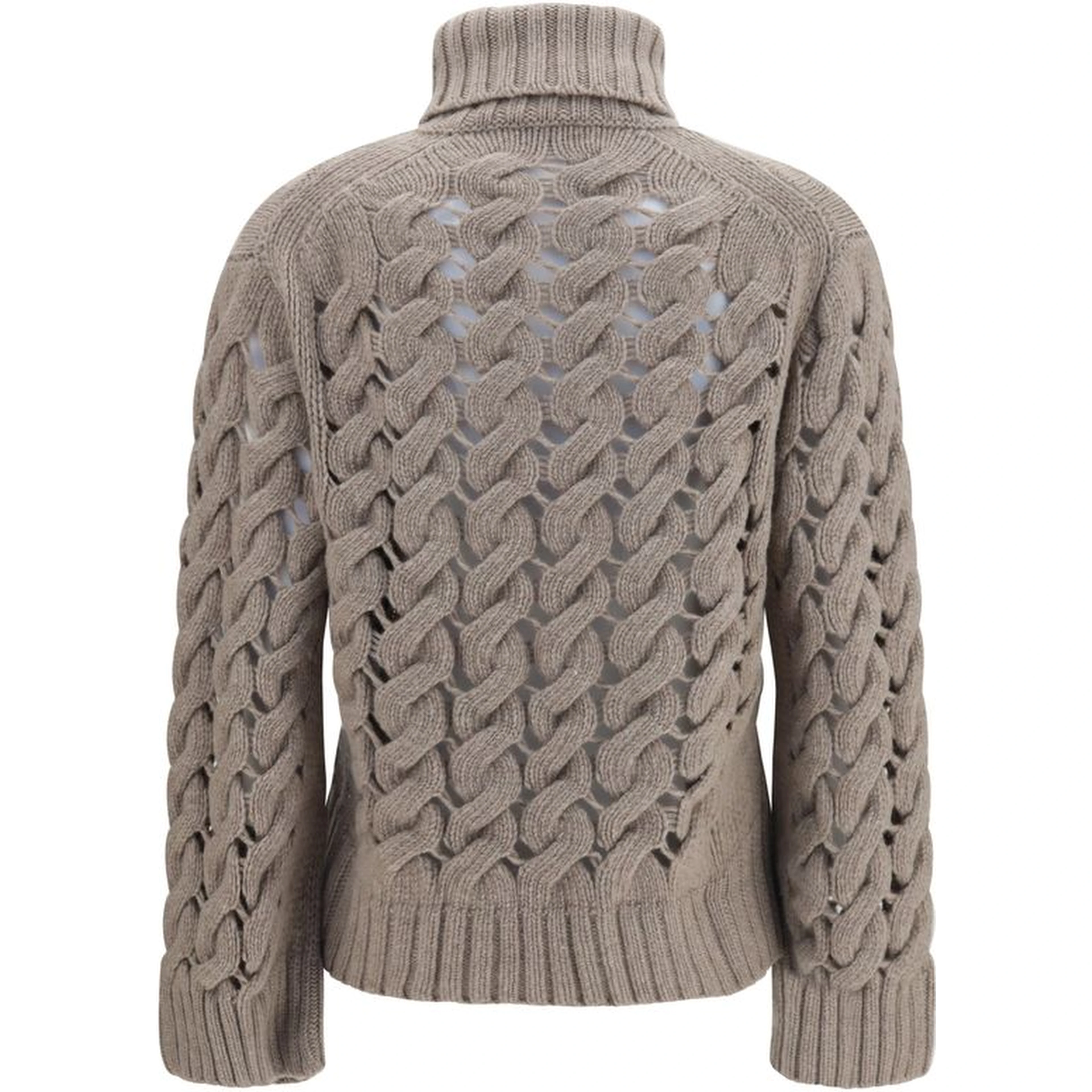 Beige Wool Oves Aries Turtleneck