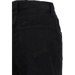 Black Cotton Jeans Denim
