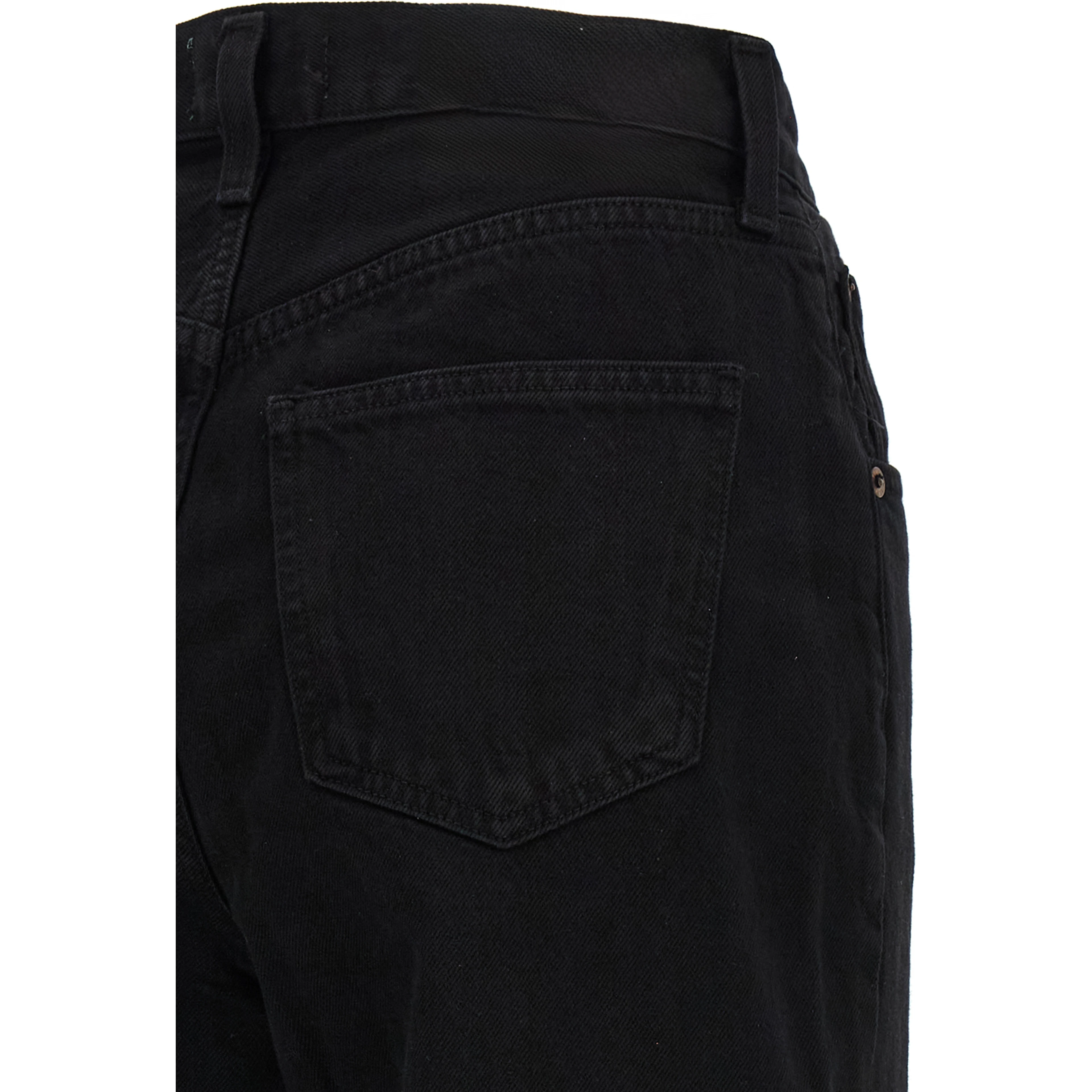 Black Cotton Jeans Denim