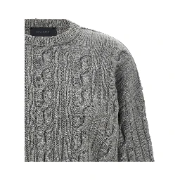 Gray Cotton Cardigan